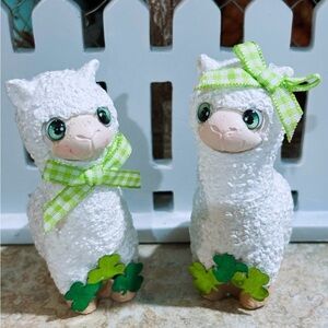 St pattys llama decor set of 2
